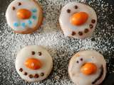 Donuts bonhomme de neige - Snowman donuts
