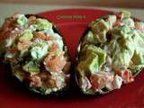 Envie de salade #10 / Avocat façon macédoine & Mélange avocat, saumon et Boursin®