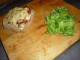 Bruschetta lardons, crème et fromage à raclette - Café Chut