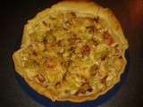 Tarte aux noix de St Jacques et aux poireaux