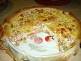 Tarte endives et lardons
