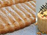 Biscuit cuillère – entrainement cap pâtissier