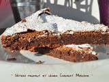 Gâteau fondant Chocolat – Muscade {sans beurre en plus }