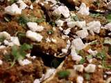 Aubergines farcies au quinoa et feta
