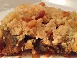 Crumble d'aubergines aux épices