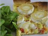 Tarte aux légumes et fromage de chèvre