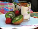 Tiramisu fraises, kiwis et spéculoos