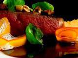 Boeuf aux noisettes, sauce chasseur
