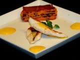 Filet de Saint-Pierre, émulsion de carottes et millefeuille de carottes-lentilles... La légende du poisson sans nom