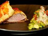Magret de canard en croute et chutney de figues