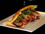 Panini de canard aux pleurotes