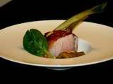Pièce de veau rôtie, fricassée de fèves et artichauts poivrades, pignons de pin et sa sauce au Porto... La recette oubliée