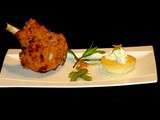 Souris d'agneau aux agrumes, flan d'asperges et chantilly à l'orange.... Un plat pour Pâques prochain