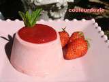 Parfait glacé aux fraises (sans sorbetière)