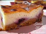 Cheesecake aux framboises - Gâteau aux Mascarpone et Ricotta