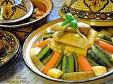Couscous à la semoule d'orge (Belboula) aux légumes البلبولة كسكس الشعير