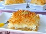 Konafa (Kunafa), Katayef (Ktayef) à la crème كنافة بالقشطة