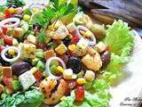 Salade Grecque aux crevettes