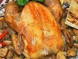 Tajine de poulet entier aux champignons - Recette Rachida Amhaouche