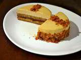 Entremet Speculoos, Pomme et Chocolat Dulcey