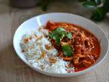 Poulet au curry, tomates et lait de coco : la recette facile faite maison