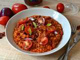 Risotto à la tomate : le risotto 100% végétal tout rouge