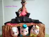 Gâteau 3 petits cochons