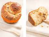 Brioche moelleuse au sucre et chocolat