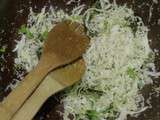 Salade de chou à la noix de coco - Inde