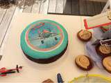 Gâteau d'anniversaire au chocolat Planes