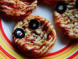 Halloween : têtes momies pizza