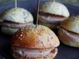 Mini burgers foie gras/confit d’oignon