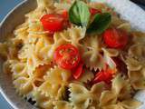 One pot pasta tomates cerises basilic