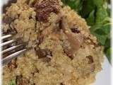 Risotto de quinoa aux champignons