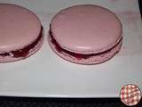 Macarons xl à la groseille