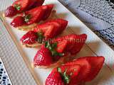 Tartelettes aux fraises pour la Bataille Food 24