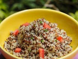 Cuisson du quinoa tricolore