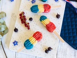 Biscuits Sucettes tricolores pour le 14 juillet