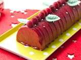 Bûche Framboise, Rose & Litchi {comme l'Ispahan de Pierre Hermé!}