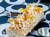 Bûche roulée Exotique Meringuée