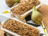 Cake moelleux aux Poires & Epices, Streusel croustillant