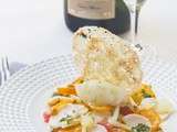 Ceviche d'Encornet aux Agrumes, Sorbet Citron vert & Galanga {1 Bouteille de Champagne à gagner!}