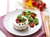 Cheesecake salé  comme en Toscane  {Ricotta, Basilic et Tomates séchées}