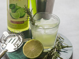 Cocktail au Limonverde, Gin & Romarin