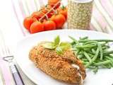 Cordon bleu de Dinde à l'Italienne, Croustillant dehors et fondant dedans