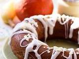 Couronne au Potiron, Banane & Carotte, Glaçage au chocolat blanc