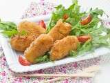 Croquetas à la Fourme d'Ambert ▲ Bouchées croustillantes & fondantes