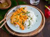 Curry Thaï au Poulet, Courge et Patate douce