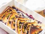 Dessert d'enfance revisité avec Harrys & St. Môret® ! Brioche perdue à partager Citron & Myrtilles