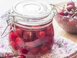 Griottes à l'eau de vie